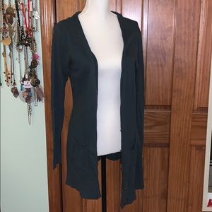 L Merona Forest green lightweight cardigan